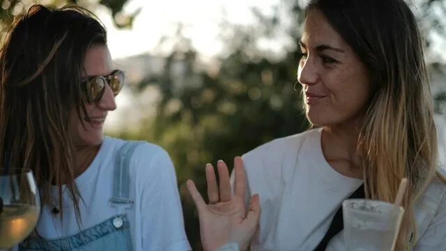 women talking conversation friendship authentic